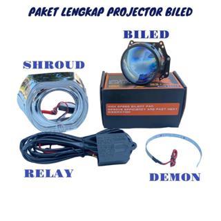 Complete Package Of Biled Projector 50Watt Far Near Flat Cut Off ...