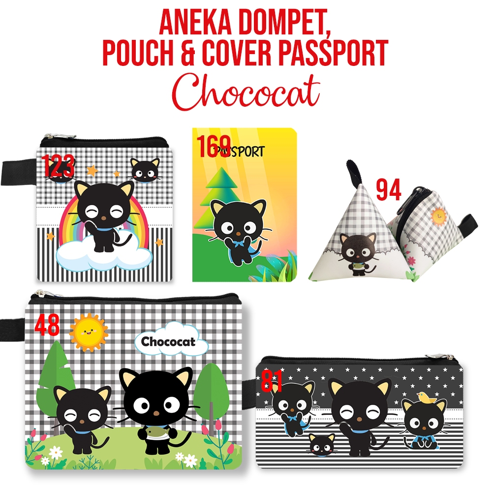 ChocoCat Sanrio Mini Wallet Case Pouch Sling Bag Mouse Pad Shoulder Bag ...