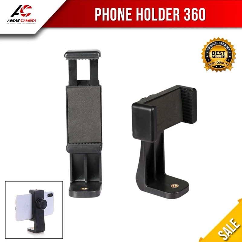 Hp Holder 360 Rotation Portrait Landscape Mobile Phone For Tripod ...