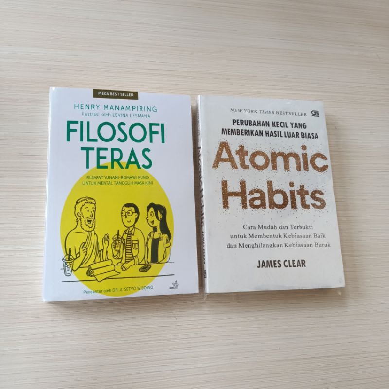 2-book Package Of Terrace Philosophy | Atomic Habits | Shopee Philippines