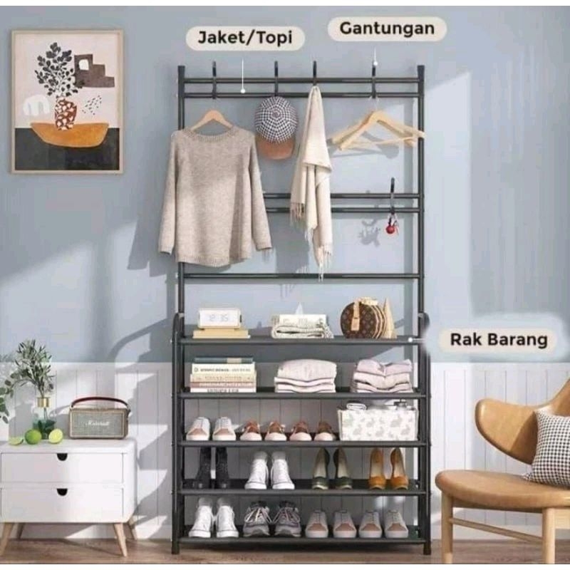 Multifunction Rack / Shoe Rack HangerBIG | Shopee Philippines