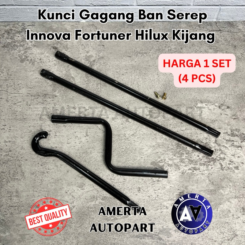 Innova Fortuner Hilux Kijang Spare Tire Handle Lock (2 Bolts Free
