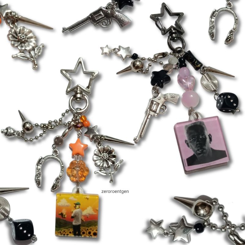 GANTUNGAN Tyler, the creator igor & flower boy keychain bag charm ...