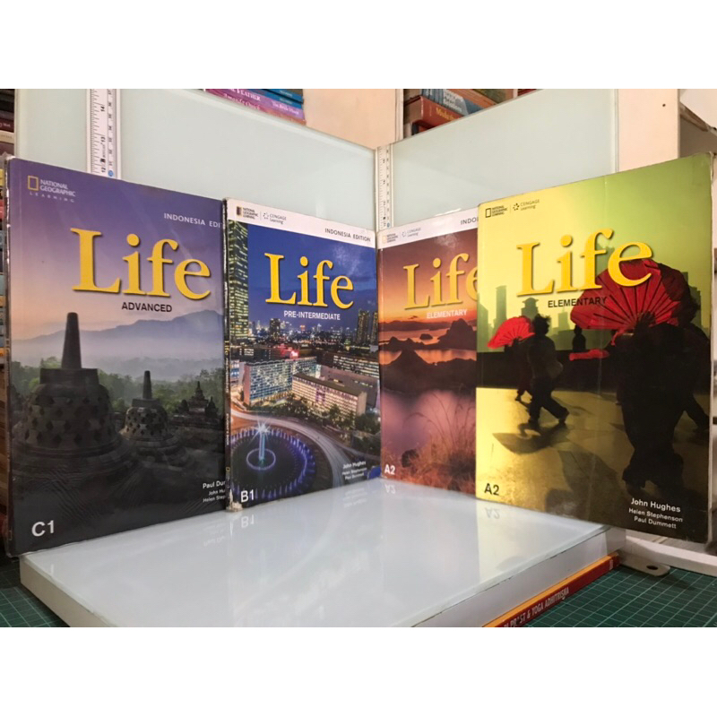 Life ELEMENTARY / PRE-INTERMEDIATE / ADVANCED STUDENTS BOOK JOHN HUGES ...