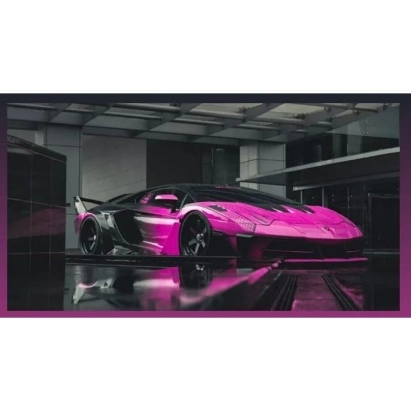 Star Model LBWK Lamborghini EVO GT Aventador LP 700-4 Black Magenta ...