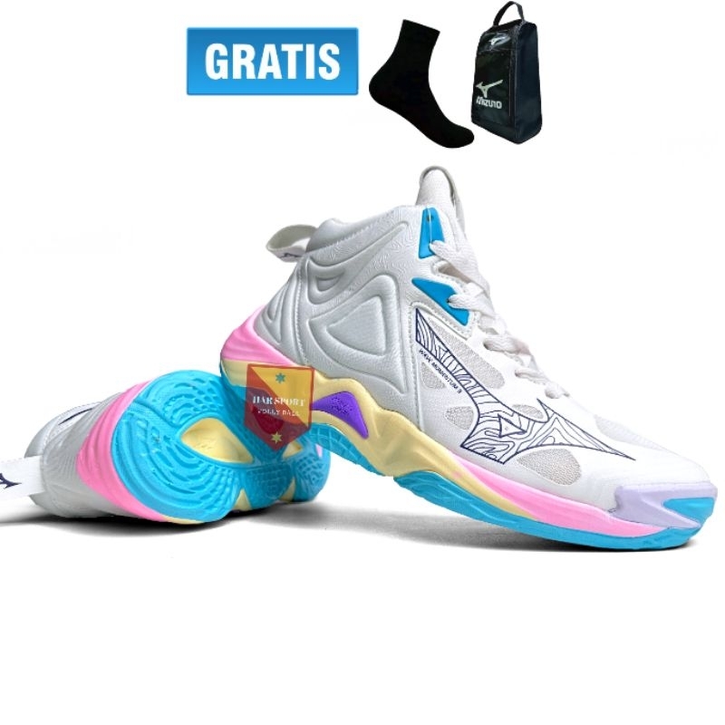 Mizuno WAVE MOMENTUM 3 MID Newest MIZUNO Volleyball Shoes MIZUNO