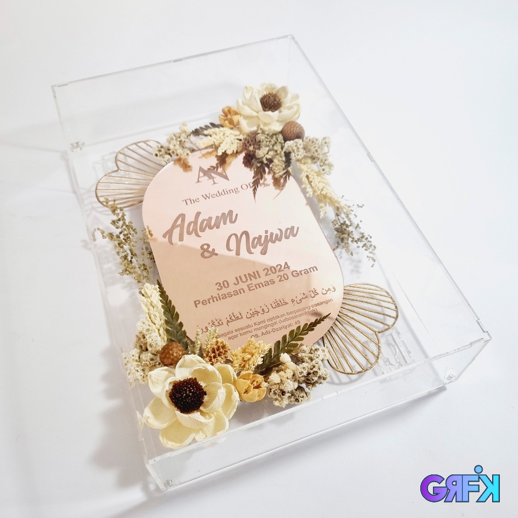 Acrylic Dowry Box / Premium Acrylic / Acrylic Dowry Frame / Acrylic ...
