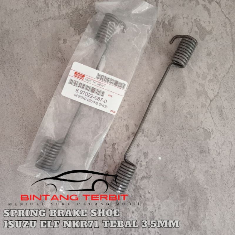 Spring BRAKE SHOE - PER BRAKE CAMP ISUZU ELF NKR71 3.5MM | Shopee ...