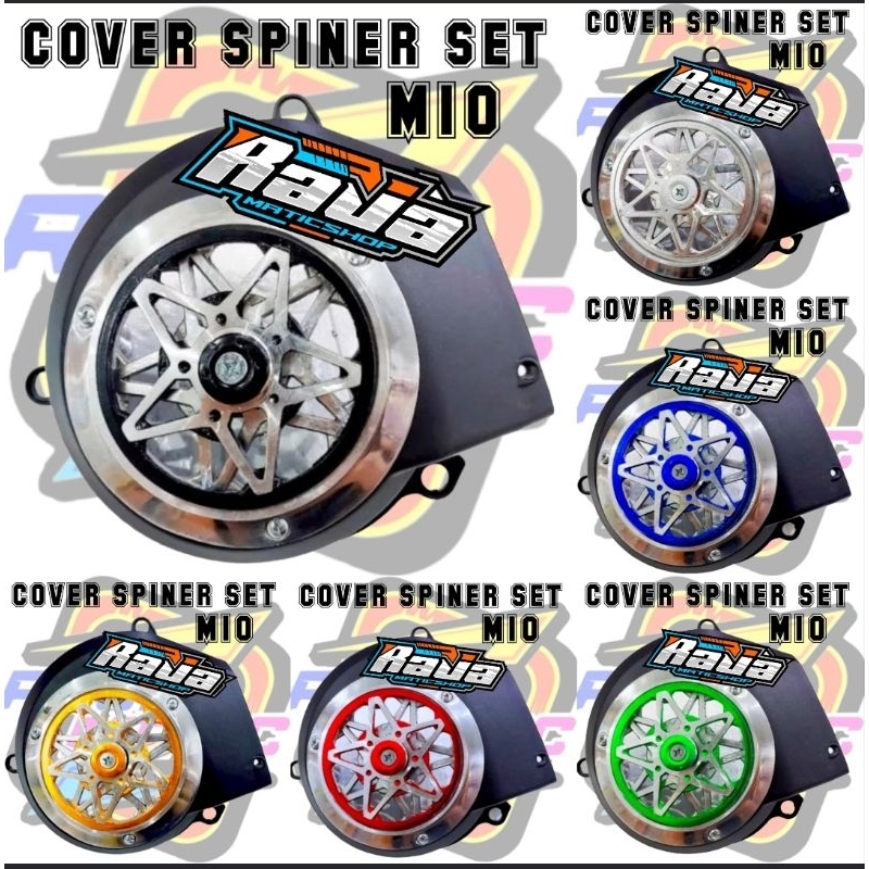 MESIN Engine Fan cover set spiner Star Combination Aluminum cnc yamaha ...
