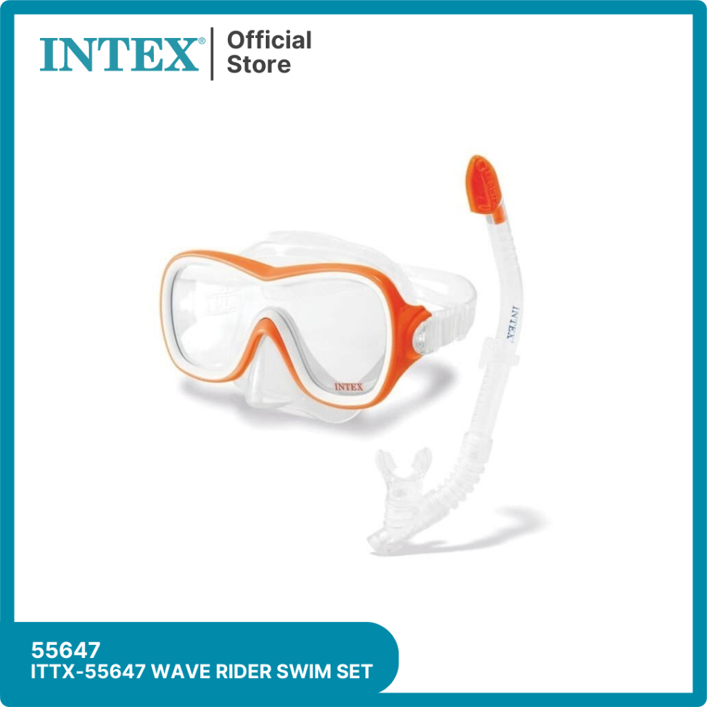 Intex Wave Rider Swim Snorkeling Tool Set 55647 | Shopee Philippines