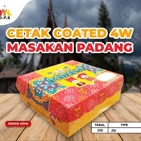 Padang Rice Box R8 Padang style box packaging box size 18 x 18 PER PACK ...