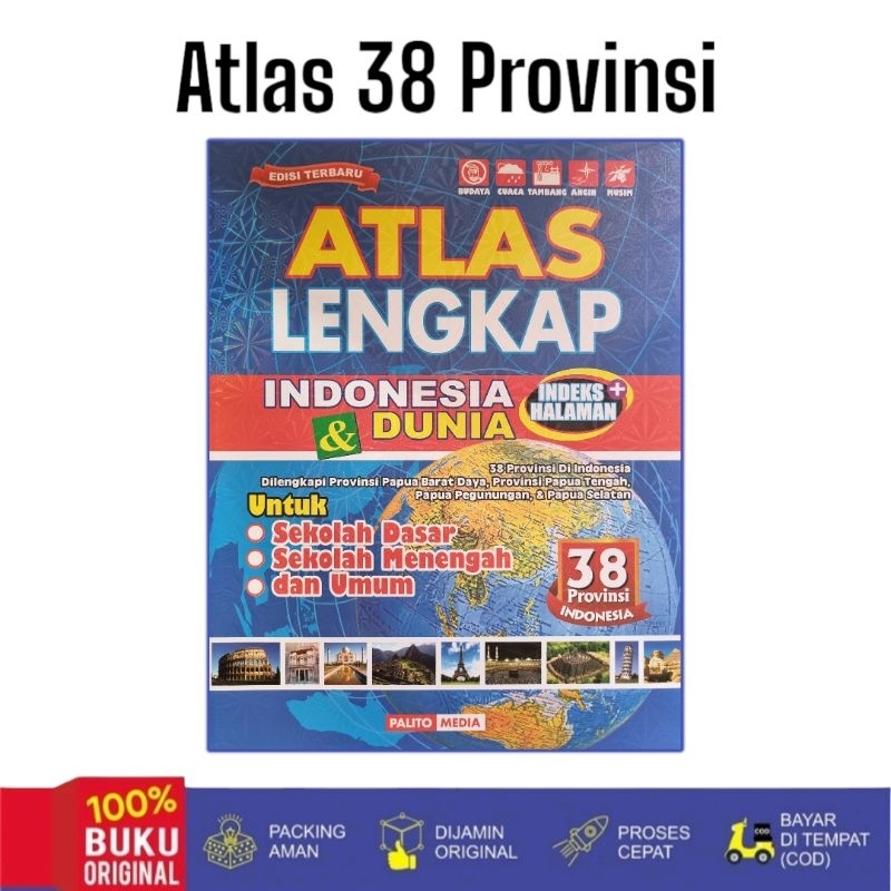 Complete Atlas of Indonesia - World Latest Edition (38 Provinces ...