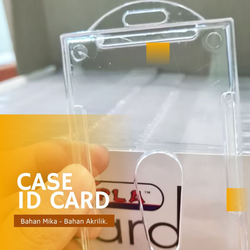 CLEAR ID CARD CASE - ID CARD CASE - ID CARD CASE - ACRYLIC ID CARD CASE ...