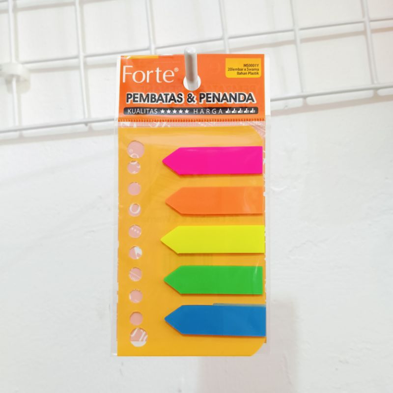 FORTE STICKY NOTE LIMITERS & MARKERS - 5 POINTED COLORS | Shopee ...