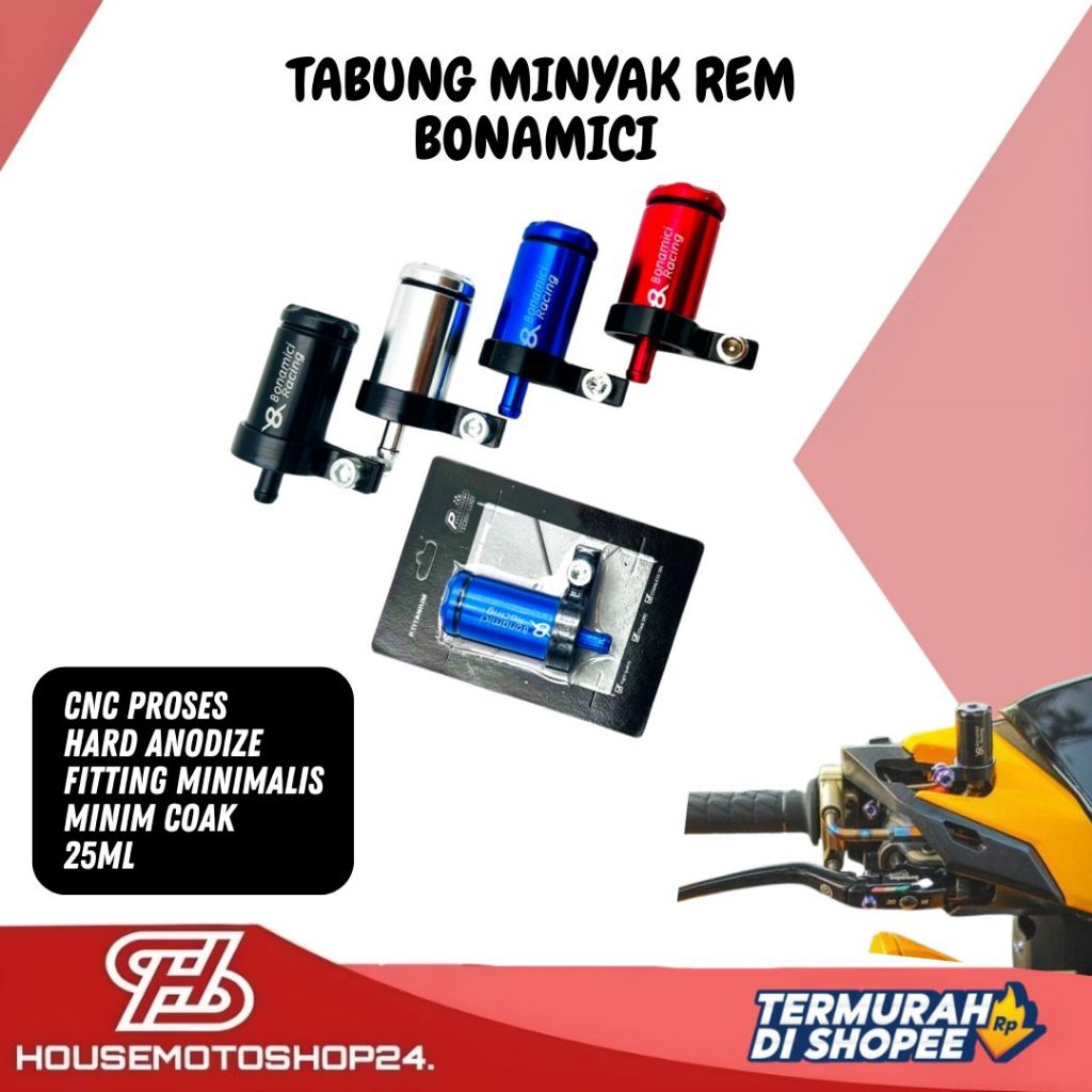 Bonamici Brake Fluid Tube Front Brake MASTER Tube ORIGINAL FULL CNC