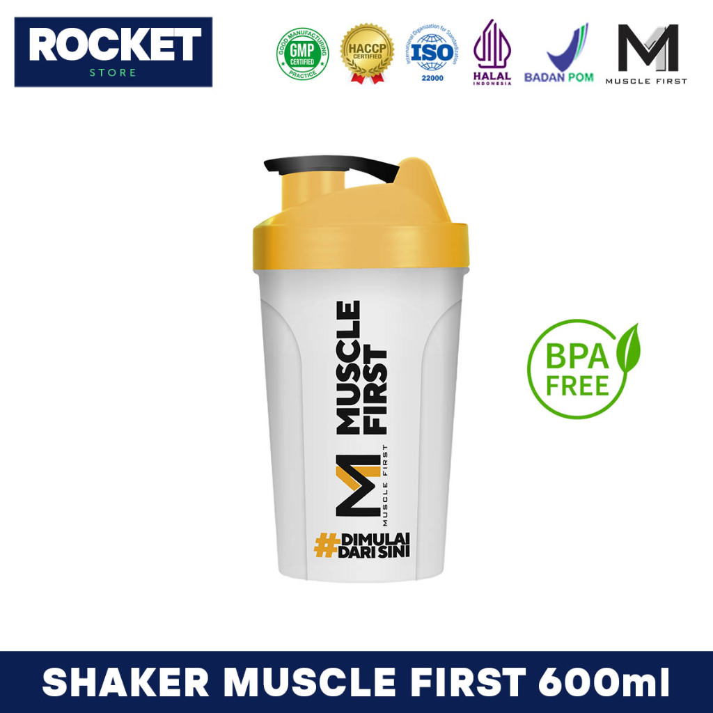 Muscle First Premium Shaker 600ml - NEW M1 Sport Shaker Refined Built ...