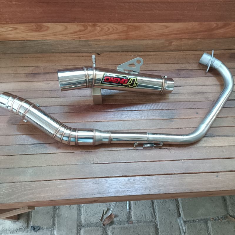 Daeng sai4 Exhaust pipe 1set big elbow 51mm for Raider 150rb/fi