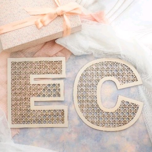 Rattan Letters |Rattan Model Custom Letter Alphabet | Shopee Philippines