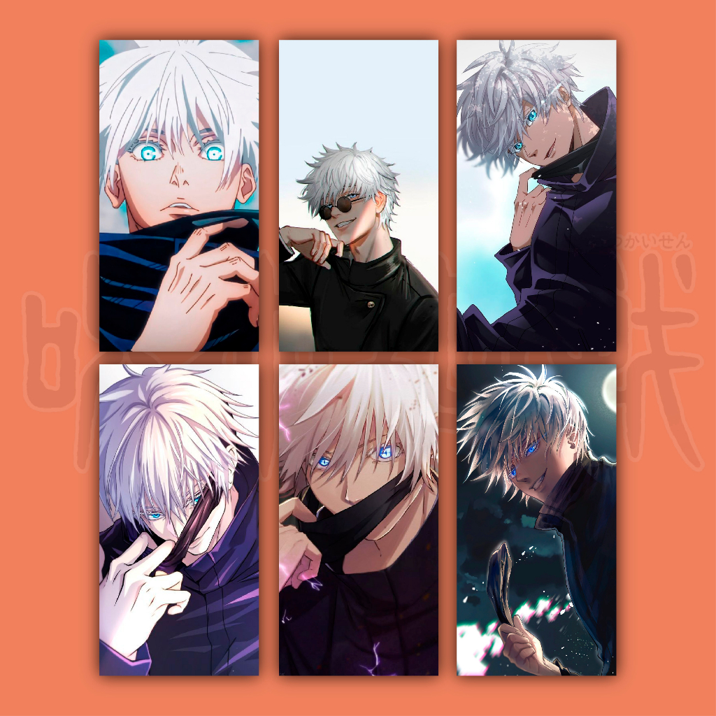 HIASAN DINDING KAYU Gojo Satoru Anime Jujutsu Kaisen Poster Wooden Wall ...
