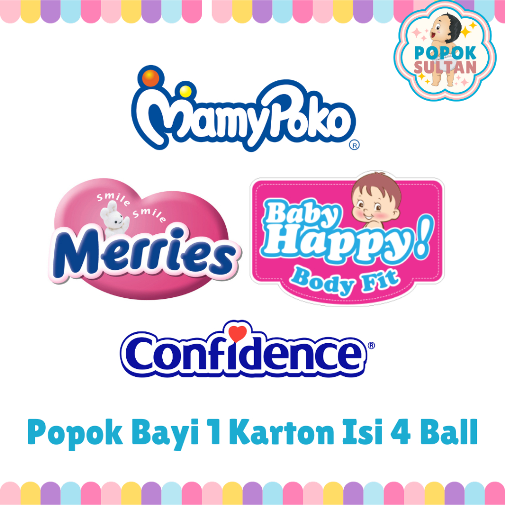 Baby Diaper 1 Carton Of 4 Balls Sultan Diapers Shopee Philippines