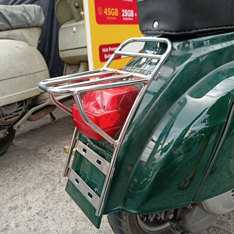 Backrack rear rack vespa pts special darling smallframe minimalist ...