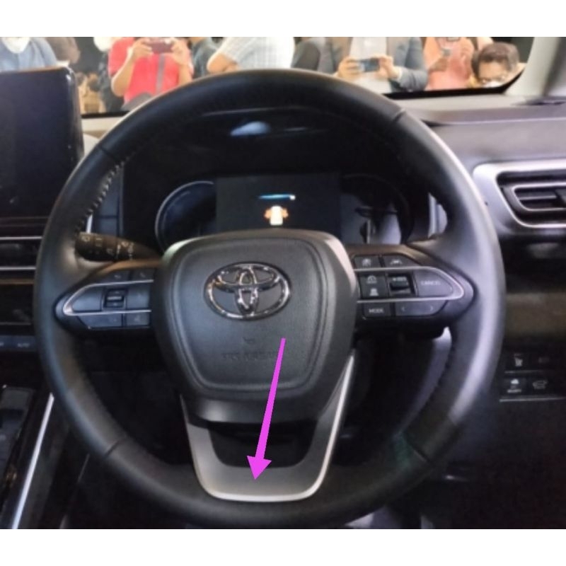 Original Toyota Innova Zenix Car Steering Wheel Panel List | Shopee ...