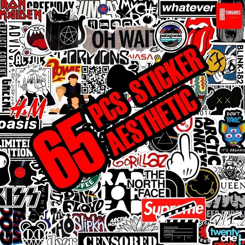 Aesthetic STICKER Contents 65 HP AESTHETIC STICKER TUMBLR STICKER