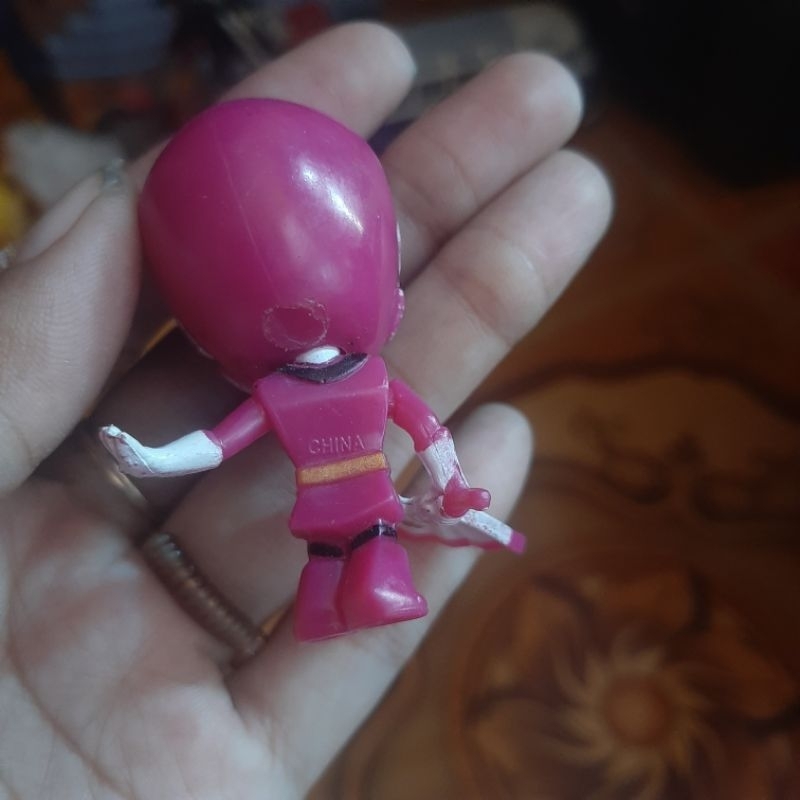 Power rangers pink chibi collectible toy/figure | Shopee Philippines