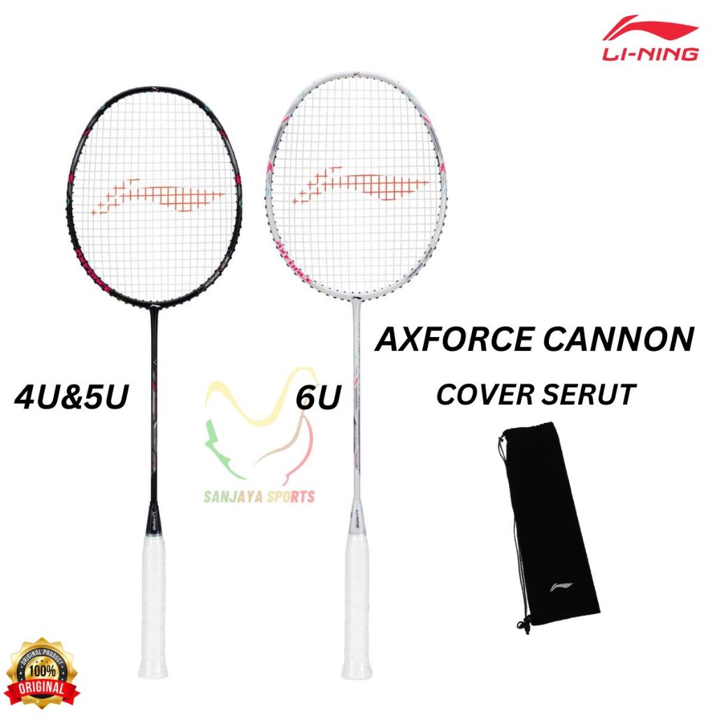 Badminton Racket LINING AXFORCE CANNON 4U 5U 6U ORIGINAL | Shopee ...