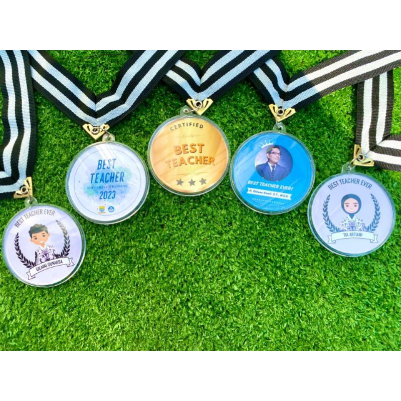 Everyday Custom Medals/Teacher Medals/Happy Teacher Medals/Custom ...