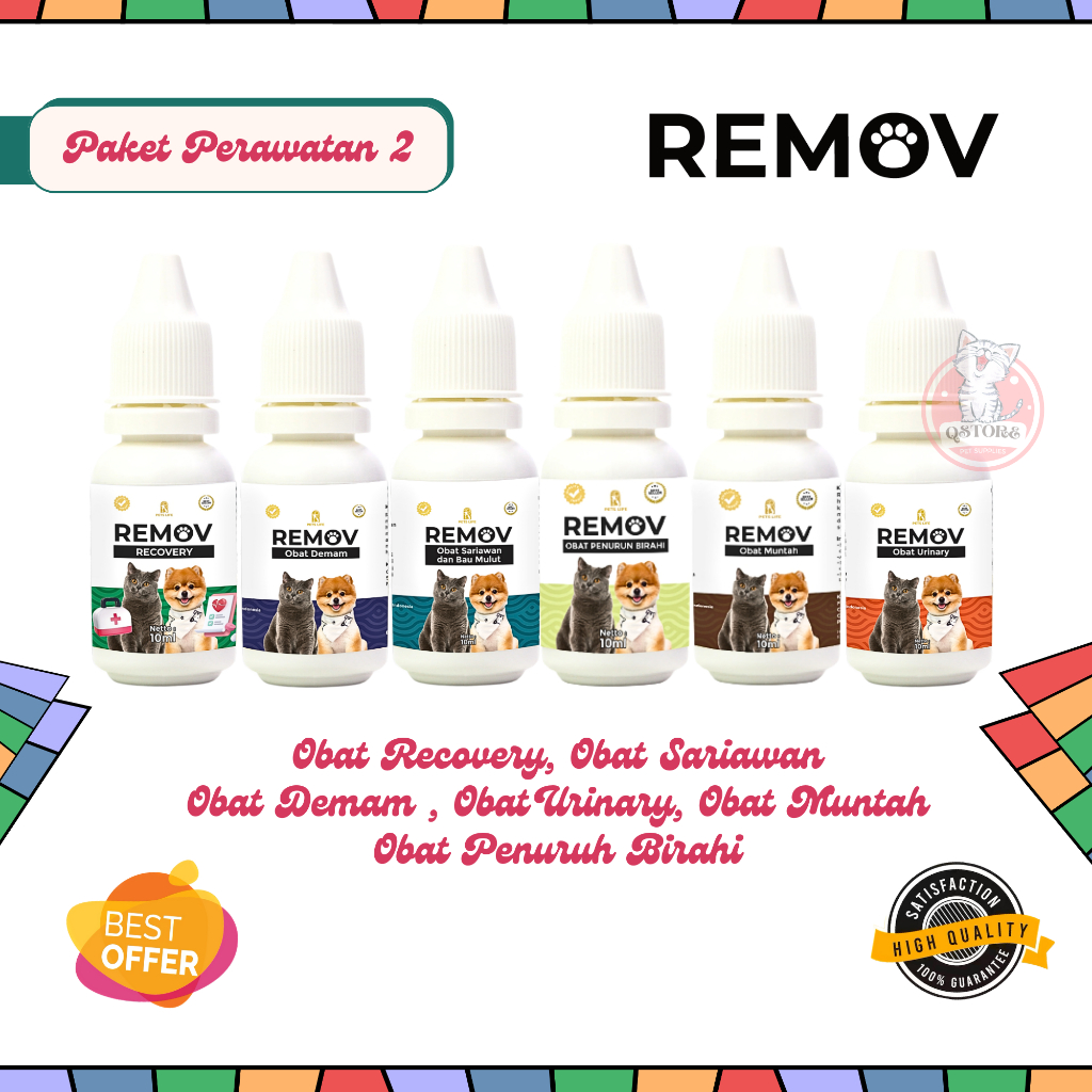 MATA Remov Package For Cat Dog Care Medicine 10ml Ear Eye Medicine
