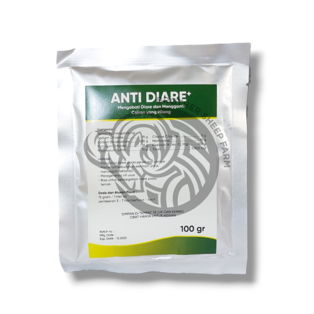 Anti Diarrhea+100gr Digestive Pain Medicine Mencret Livestock Cattle