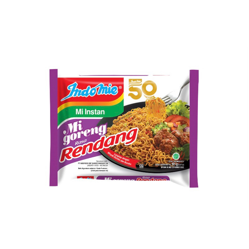 Indomie Instant Noodle Fried Rendang 91gr | Shopee Philippines