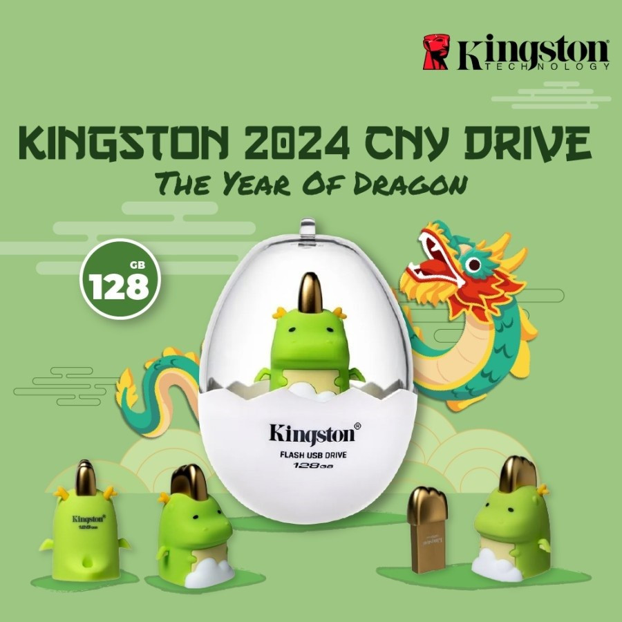 KINGSTON 2024 LIMITED EDITION DRAGON USB FLASHDISK FLASHDRIVE 128GB ...
