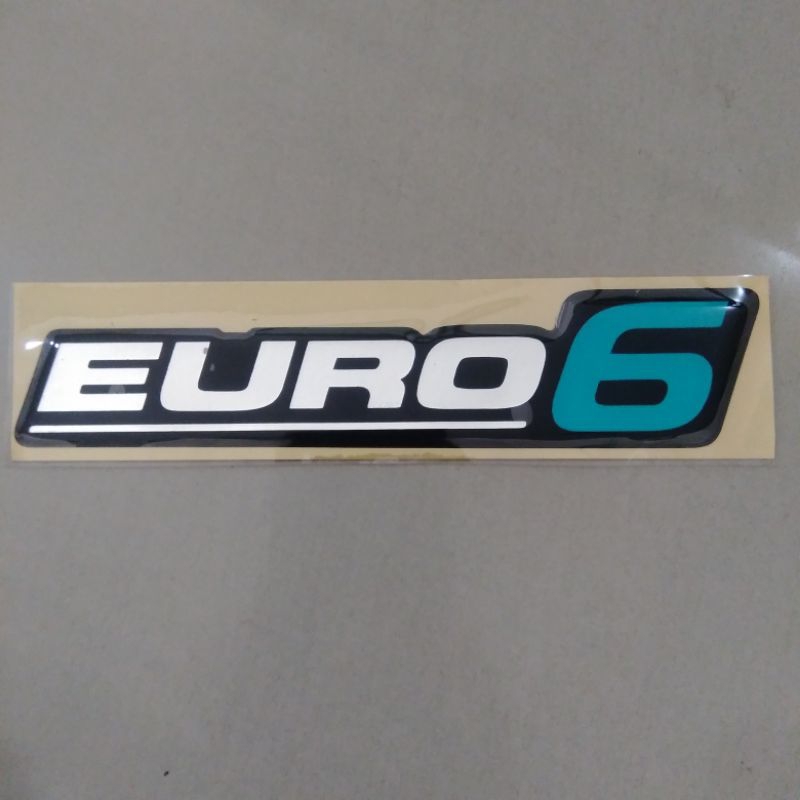 Euro 6 Embossed Emblem Sticker | Shopee Philippines