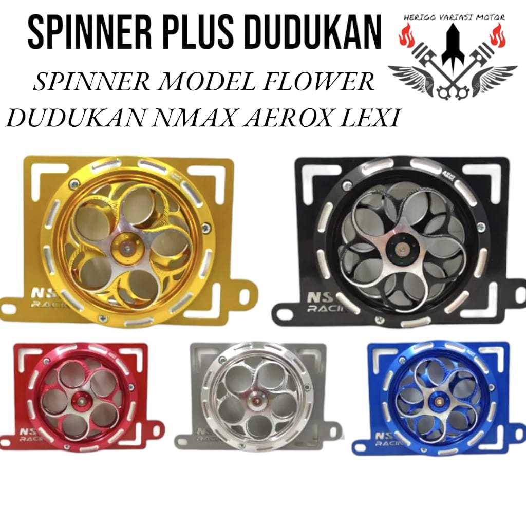 Nsb SPINNER RADIATOR Bracket SET SPINNER MODEL FLOWER FULL CNC PNP ...