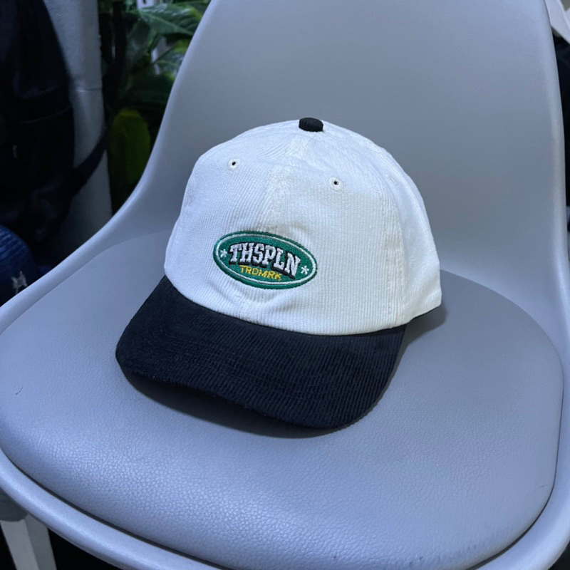 Corduroy Caps Baseball Cream Black Thisplan | Shopee Philippines