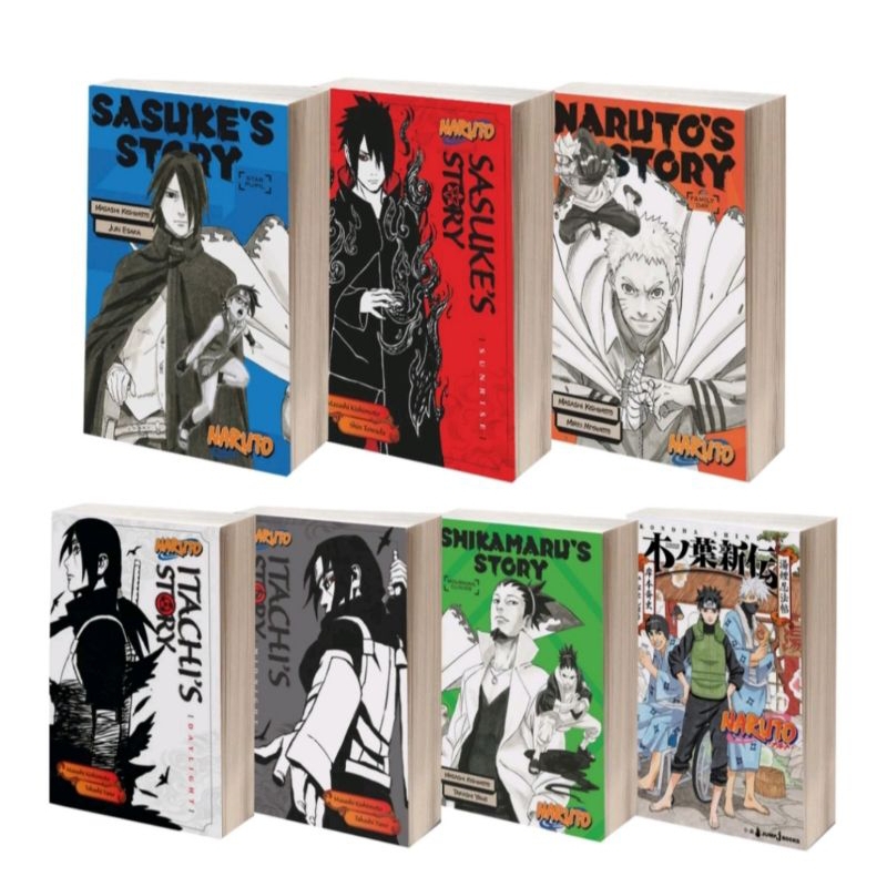 (English & Indonesian) Light novel Naruto Shinden Story Books Series ...