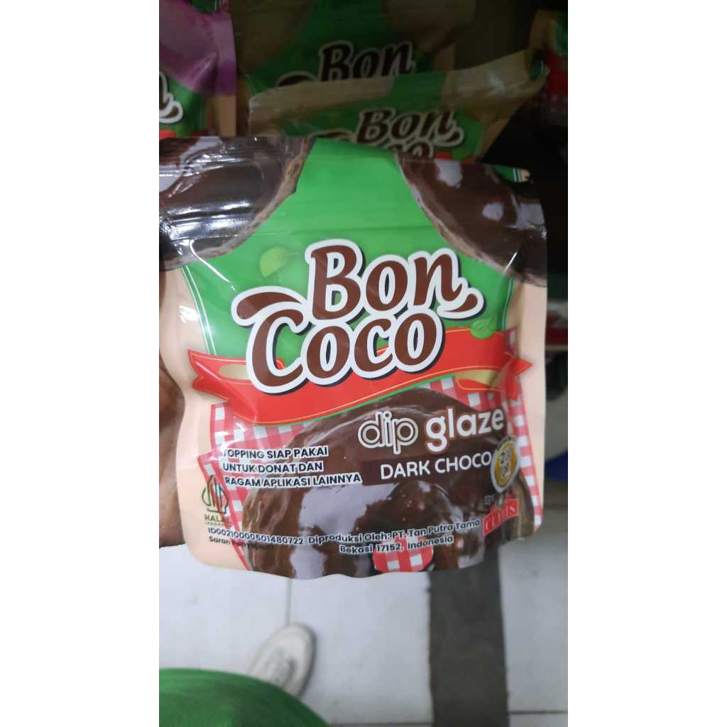 Bon coco glaze dark chocolate 200gr | Shopee Philippines