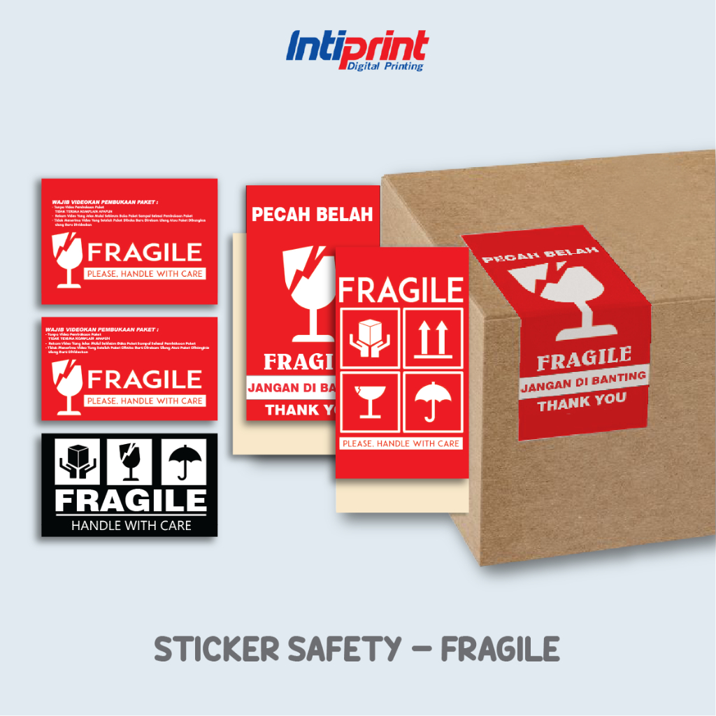 Fragile STICKER I BROKEN STICKER (ONE ANNIVERSARY) I BROKEN BED STICKER ...