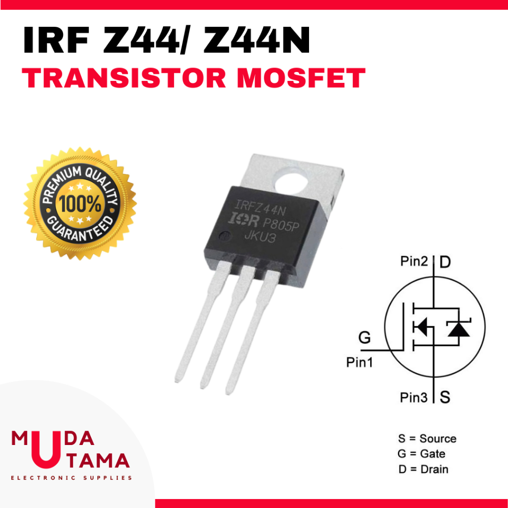 Transistor Mosfet IRFZ44 IRFZ44N IRF Z44 IRF Z44N Transistor IRFZ44