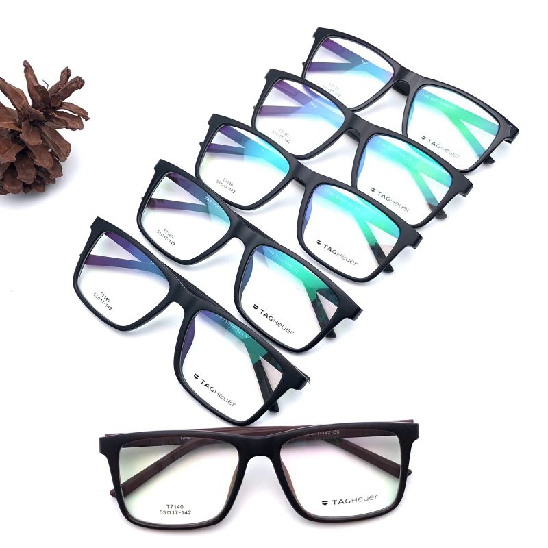 Tag HEUER 7140 Eyeglass Frames Men's Box Minus Anti Radiation Reading ...