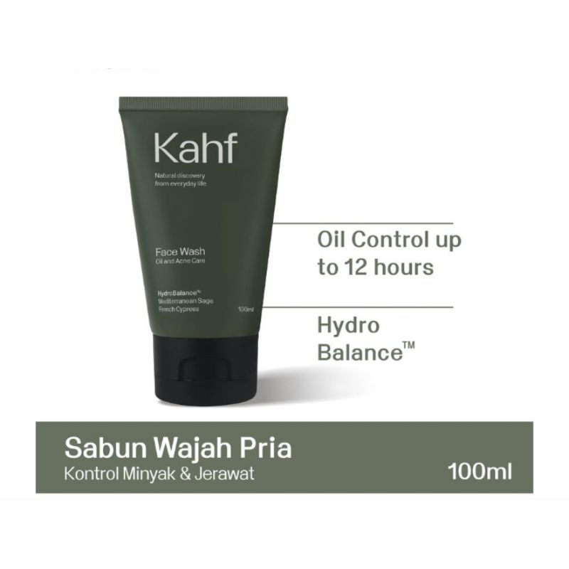Kahf Facial Wash Oil & Acne Care 100ML Shopee Philippines