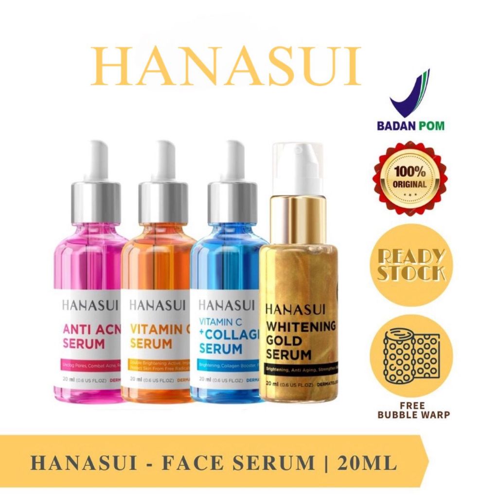 Hanasui Face Serum All Series Serum Vit C+Collagen | Vitamin C Serum ...