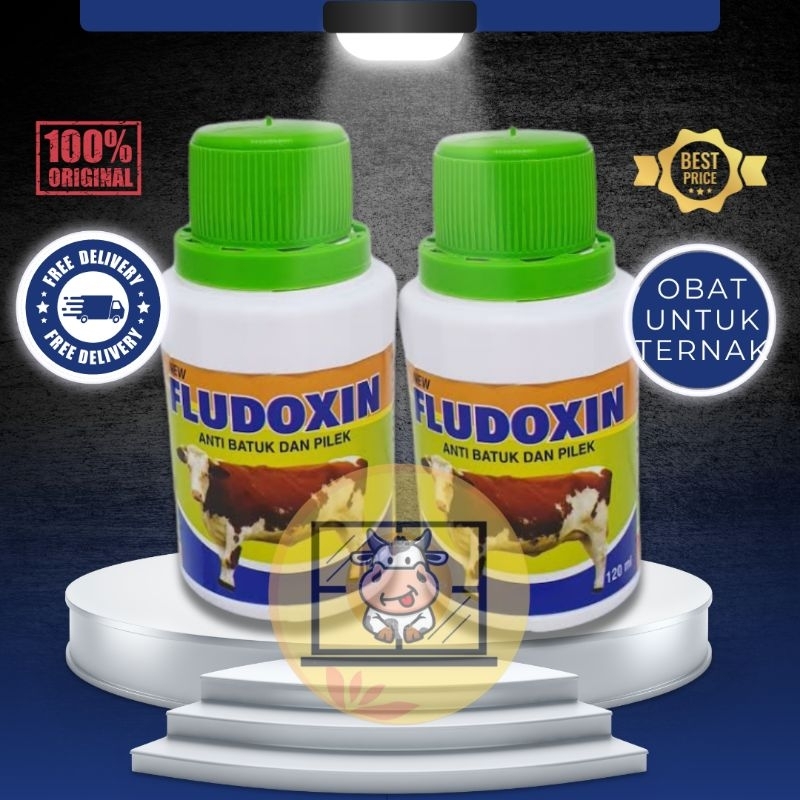 Fludoxin 120ml Cold Cough Medicine For Livestock Cattle Buffalo Horse