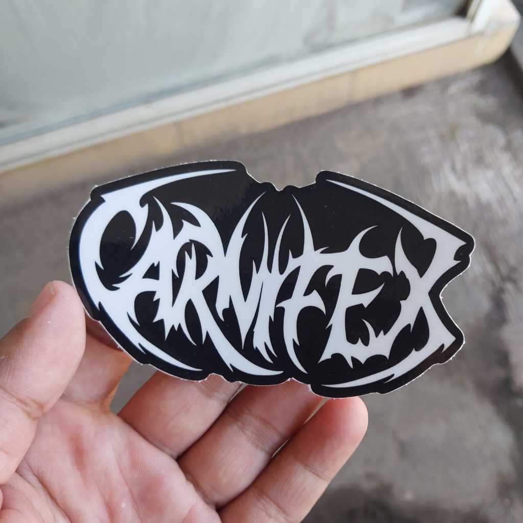 Carnifex Sticker - METAL Music Sticker/DEATHCORE/METALCORE/HYPECORE Air ...