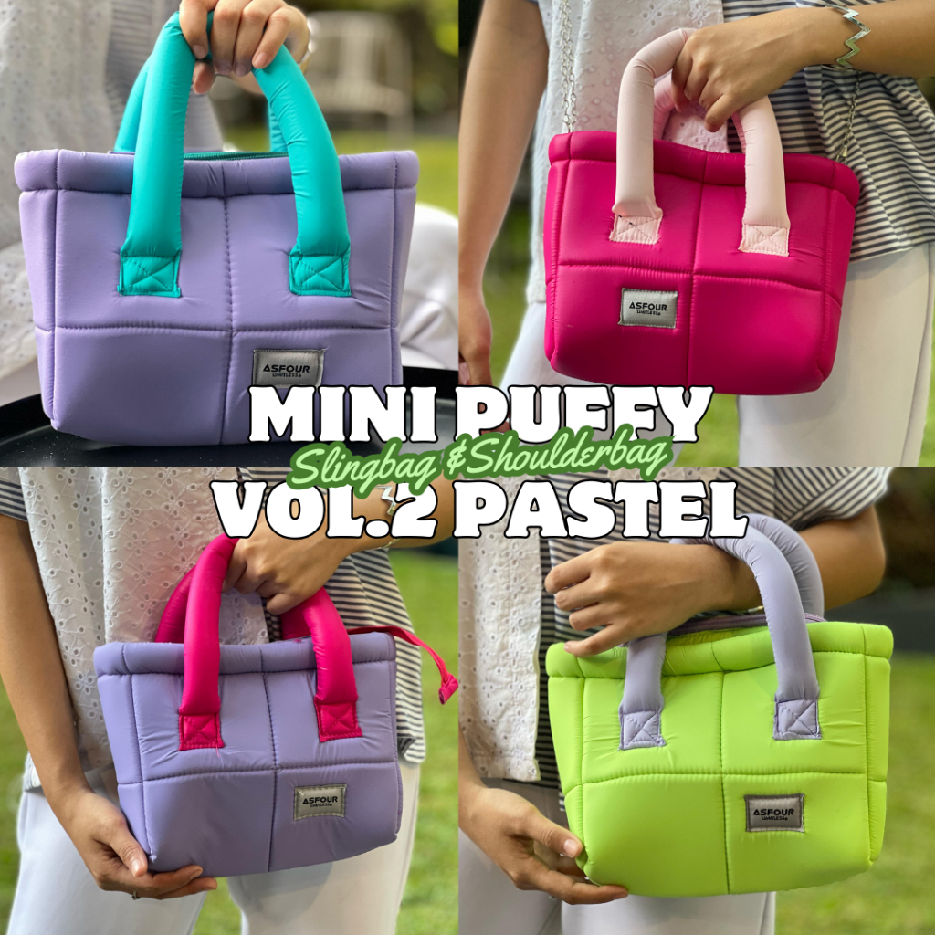 Mini Puffy Vol.2 Pastel | Tas Women Slingbag Handbag Shoulderbag ...