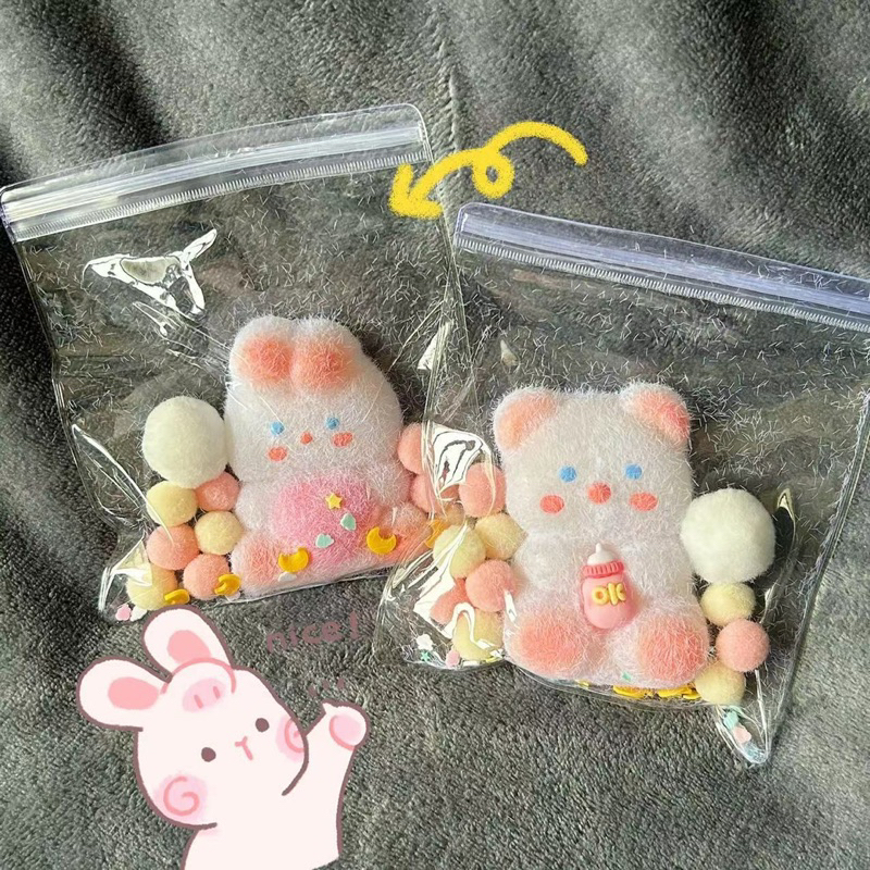 Taba Squishy Cute Characters Rabbit/Sheep/Bear/Cat Viral Chewy Texture ...