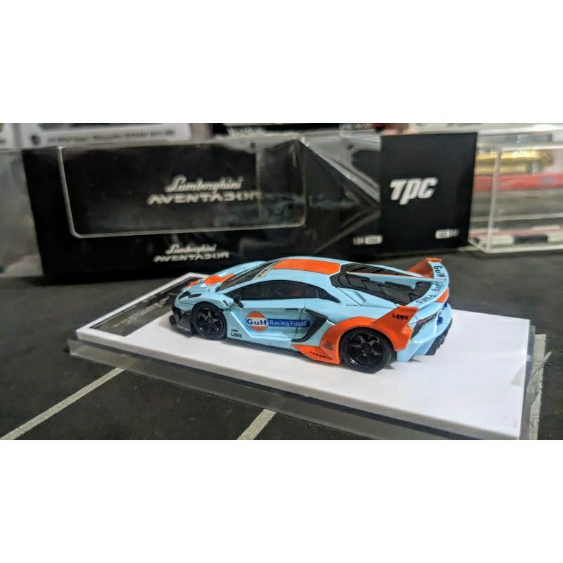 Diecast TPC Lamborghini Aventador Gulf Livery Limited Edition | Shopee ...