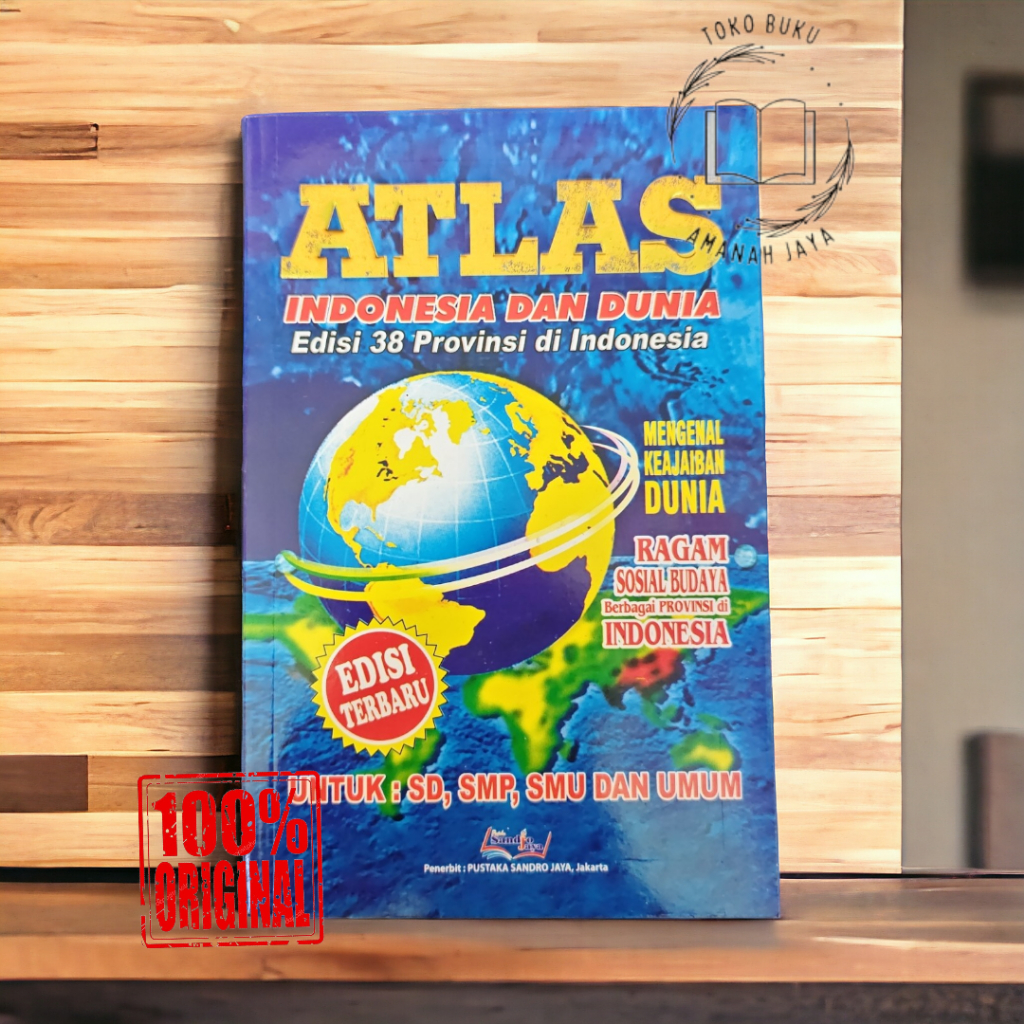 Atlas of Indonesia and the World, 38th Edition, Provinces in Indonesia ...